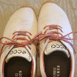 Ecco womens golf shoes size 41 Orange -  Not the original insoles